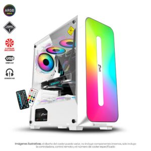 CHASIS GAMER J&R JX118 BLANCO